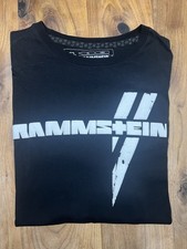 Rammstein Fan Promo Tour T-Shirt  Gr. XL (eher L) Grafik Schwarz 1994