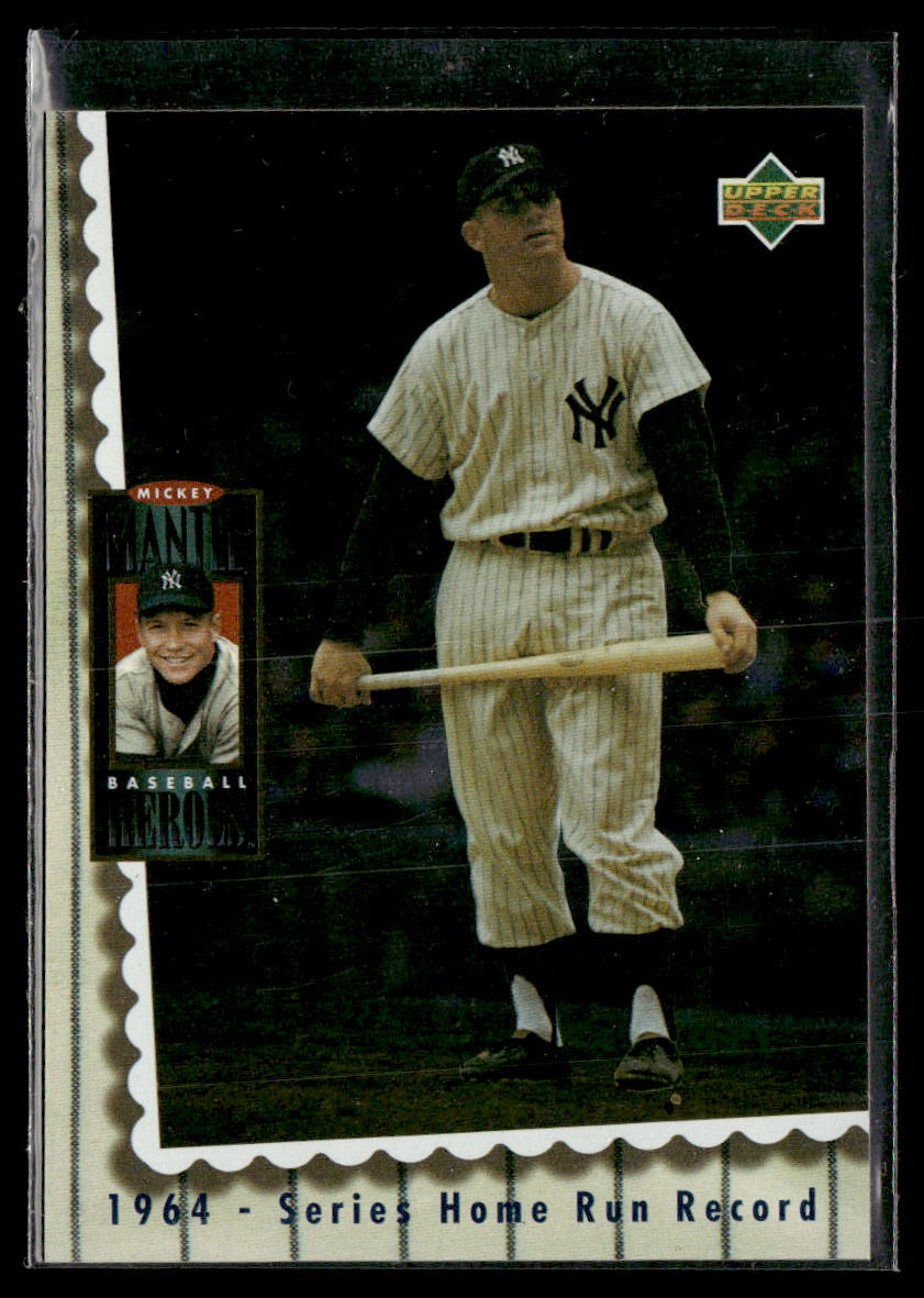 1994 Upper Deck #69 Mickey Mantle Baseball Heroes: Mickey Mantle Card 0203W