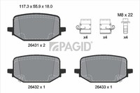 Pagid Bremsbelagsatz BremsklöTze FüR Ford USA Explorer