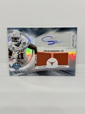 COLIN SIMMONS 2025 Bowman Best University Dual Relic Refractor Auto Texas