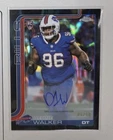 2025 Topps Chrome Football Deone Walker Rookie Black Lava Auto #5/10 Bills