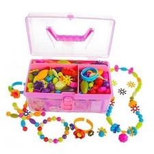 GILI Pop Beads - Jewelry Making Kit for 3 4 5 6 7 8 Year Old Little Girls Large