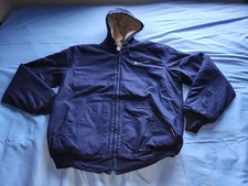 TYNDALE FR FLAME-RESISTANT MEN'S INSULATED QUILTED LINED CANVAS WORKWEAR HOODED