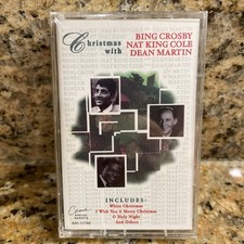 Christmas With Bing Crosby Nat King Cole Dean Martin by CEMA 1995 Cassette Tape