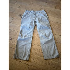 Carhartt Relaxed Fit Men's Work Pants Size 38x32 Beige Cotton Blend Casual