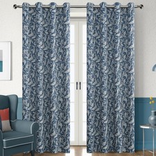 Erbnaryx 80 Blackout Curtains for Bedroom, 52"W x 63"L Pack of 2 , Blue