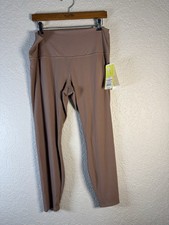 NWT Woman  s Everyday Soft High Rise Ribbed Legging Size XL Taupe 1049