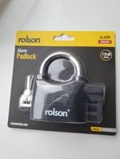 Rolson Heavy Duty Alarm Padlock 110dB Siren