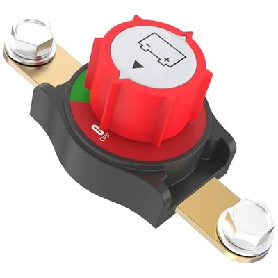 Side Post Battery Disconnect Switch,  Battery Heavy Duty Shut Off 12-48V