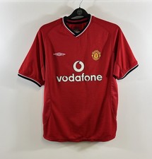 Manchester United Home Football Shirt 2000/02 Adults Medium Umbro I8