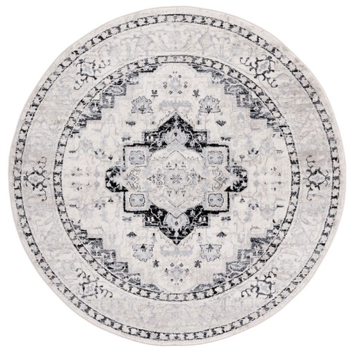 SAFAVIEH Brentwood Collection BNT851C Ivory / Black Rug - Picture 3 of 19