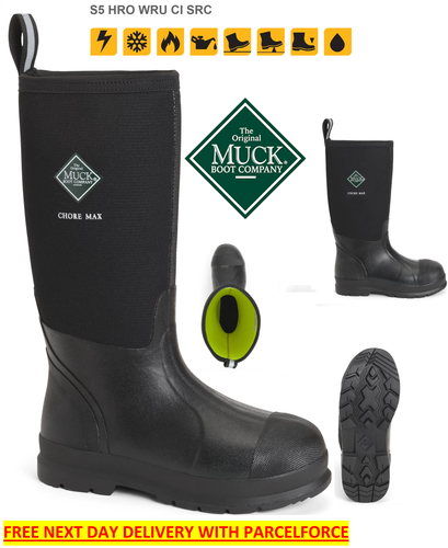 MENS MUCK BOOT CHORE NEOPRENE SAFETY S5 