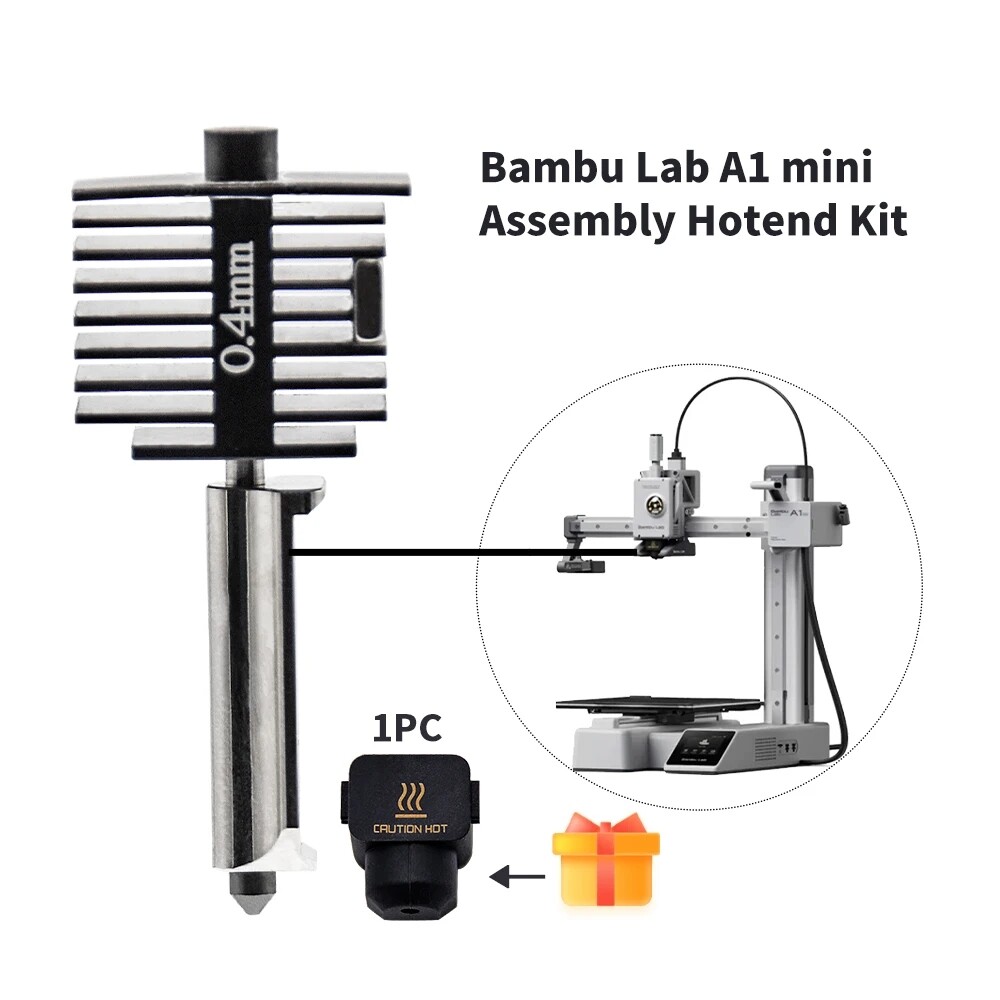 0.2-0.8mm Hotend for Bambu Lab A1 Mini 3D Printer Nozzles Hot End