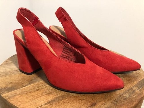 Christian Siriano “Palmer” Chunky Slingback Heel Size 7 - Picture 6 of 7