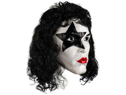 KISS Starchild Mask Paul Stanley Deluxe Injection Trick or Treat Studios Rock - Picture 2 of 4