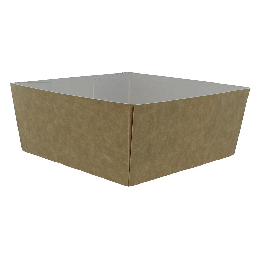Pie and Pea Tray Kraft Cardboard Burger Food Take Away Trays  Case of 50