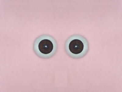 one pair of 10mm doll eyes