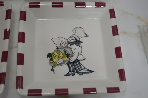 Sonoma LIFE + style Bordeaux Café 4 "Chef" Dishes Candy Decorative - Picture 4 of 8