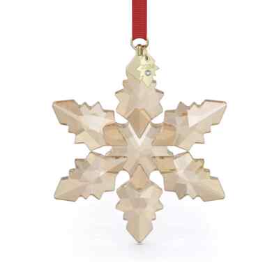 Swarovski Crystal Annual Edition 2024 Festive Ornament, Gold, 5674349- US seller