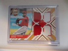 2018 Elite Extra Edition Aneury Tavarez Quad Jersey Relic #04/99 Red Sox 