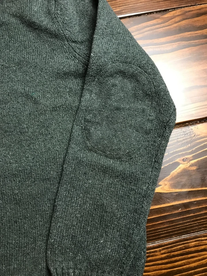 Suéter Sonoma, Para Hombre Talla XL, Verde, Mezcla de Lana, Coderas, Pullover Foto 3 de 4