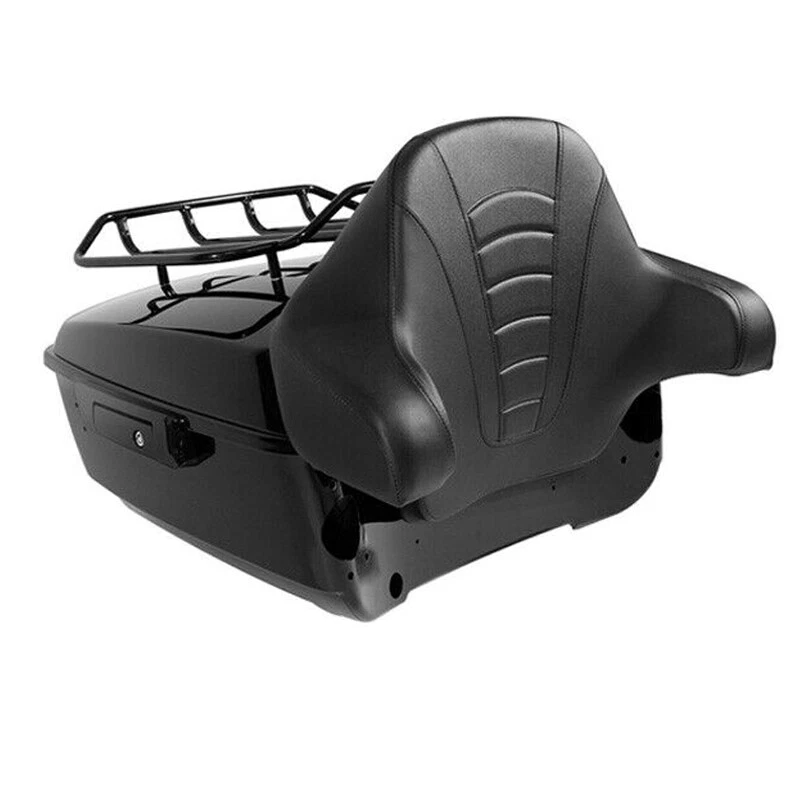 Respaldo de maletero King soporte de montaje individual apto para Harley Low Rider S FXLRS 20-25 negro Foto 3 de 4