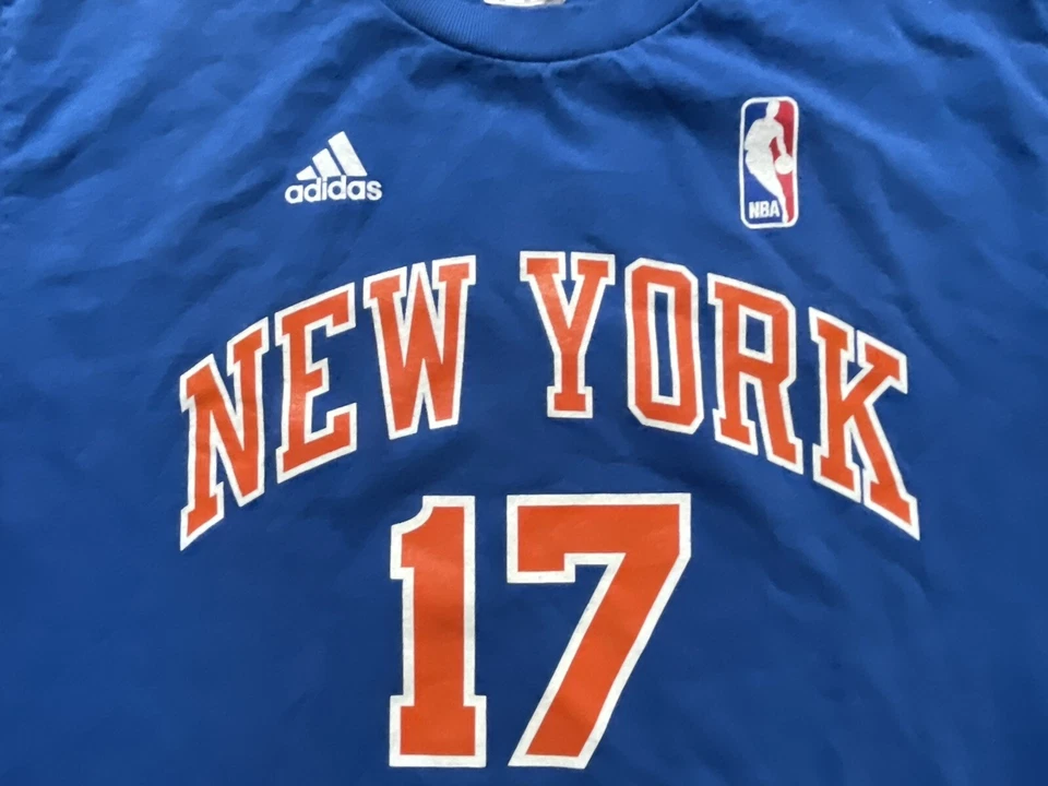 *RARA* Camiseta DE COLECCIÓN Jeremy Lin LINSANE New York Knicks JUVENTUD Mediana ADIDAS Foto 3 de 4