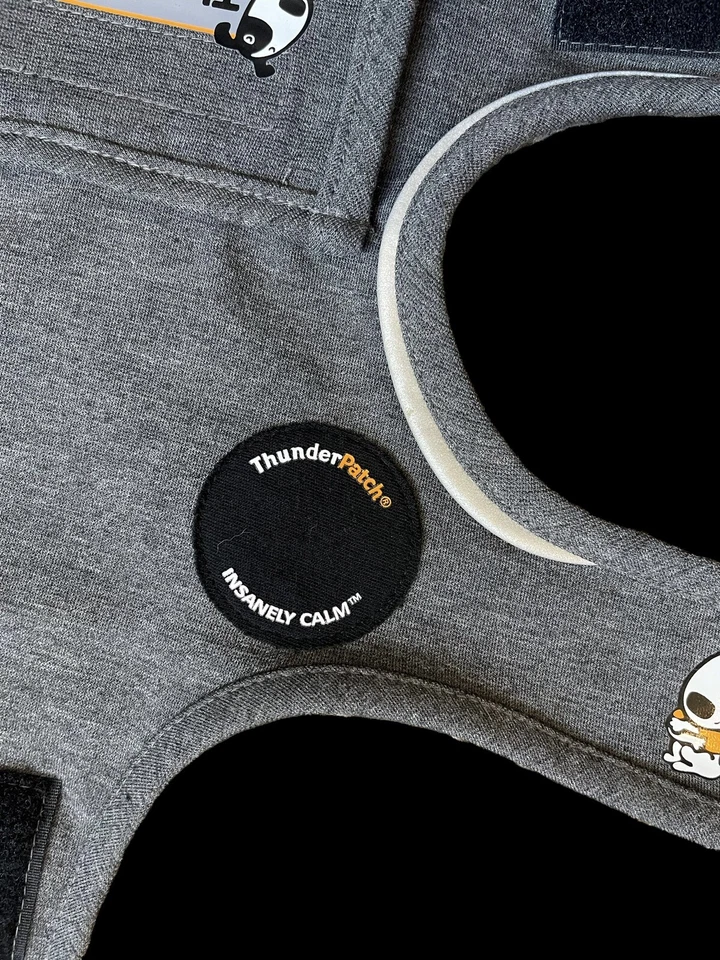 Thunder Shirt for Dogs Calming Thunder Wrap Charcoal Gray XXS - Image 2 of 4