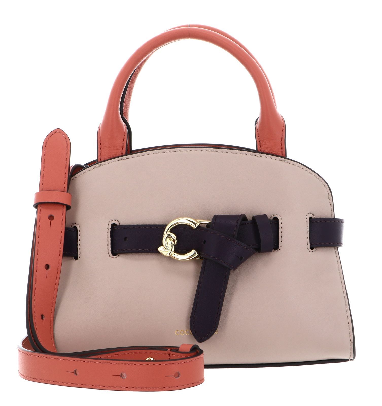 COCCINELLE handbag Handbag Rosette / Pink Clay / Prune