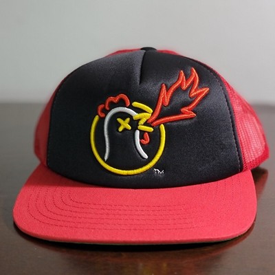Hot Ones X Complex Reebok Trucker Hat Black Red White Green  display picture 2