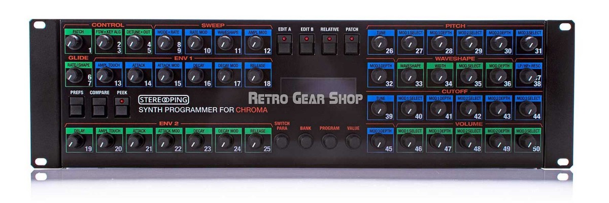 Stereoping Programmer Midi Controller for Rhodes Chroma Vintage