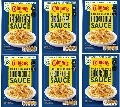 Colman's Cheddar Käsesauce Mix 40g Pack Von 6