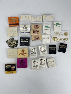 LOT OF 26 Pieces Las Vegas, NV Matchbooks Magnet Luggage Tag Bellagio Caesars...