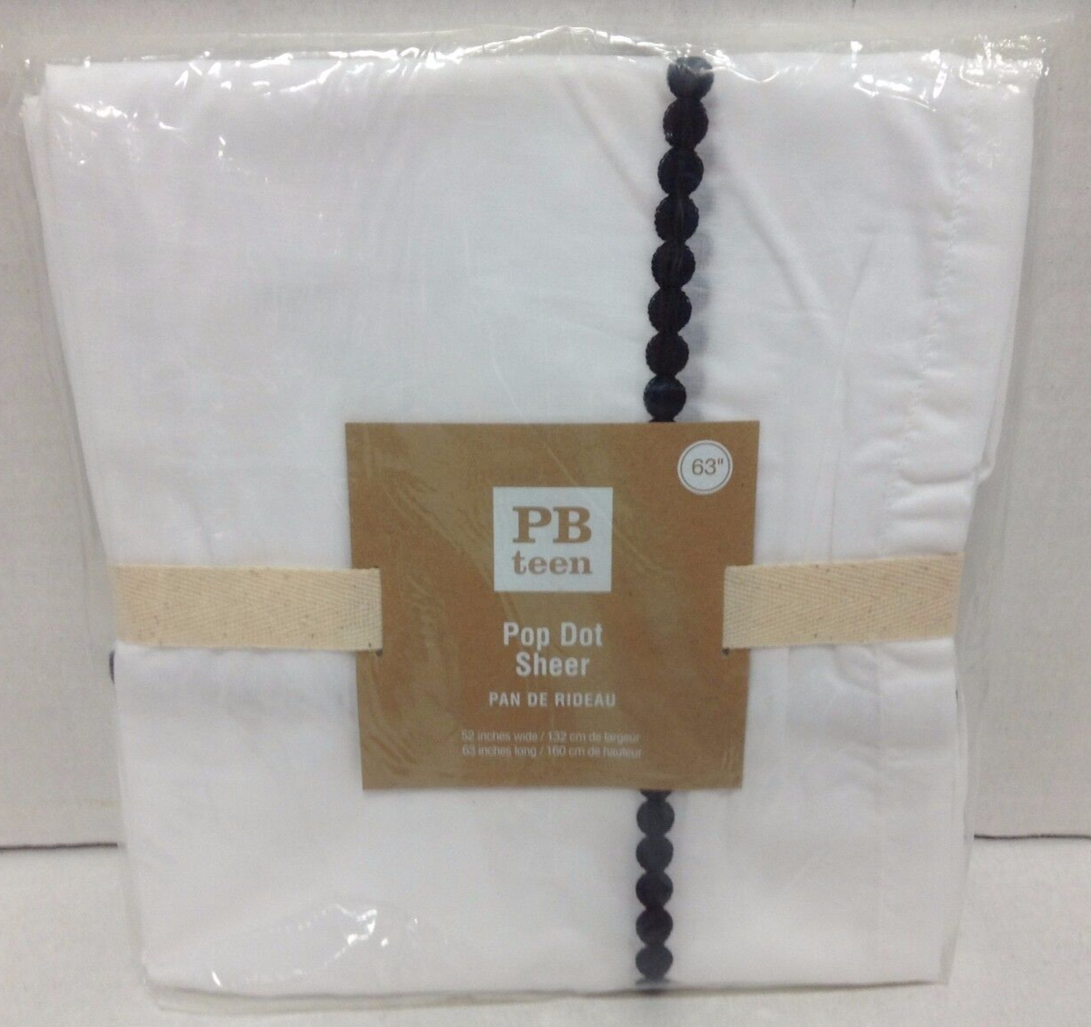 Pottery Barn Teen Embroidered Pop Dot Drapes Panels Curtains