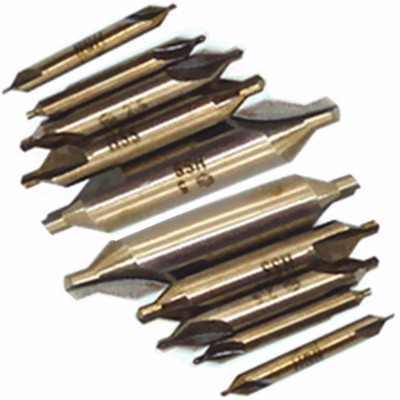 10Stk Zentrierbohrer 60° HSS Kombiniert Center Bohrer Senker Drill Bit Set 1-5mm