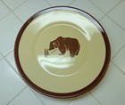 6 Chukchansi Gold Casino & Resort Bear Dinner Plates Stoneware Cabin Decor — photo 5