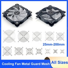 Cooling Fan Metal guard Mesh Grill Protection cover steel 25mm 30mm 40mm - 200mm