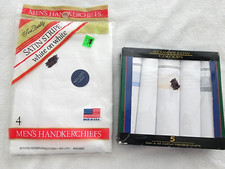 Lot Of 9 Men's Handkerchiefs--Alexander Julian Colors  Walmart Cotton/Blend NEW