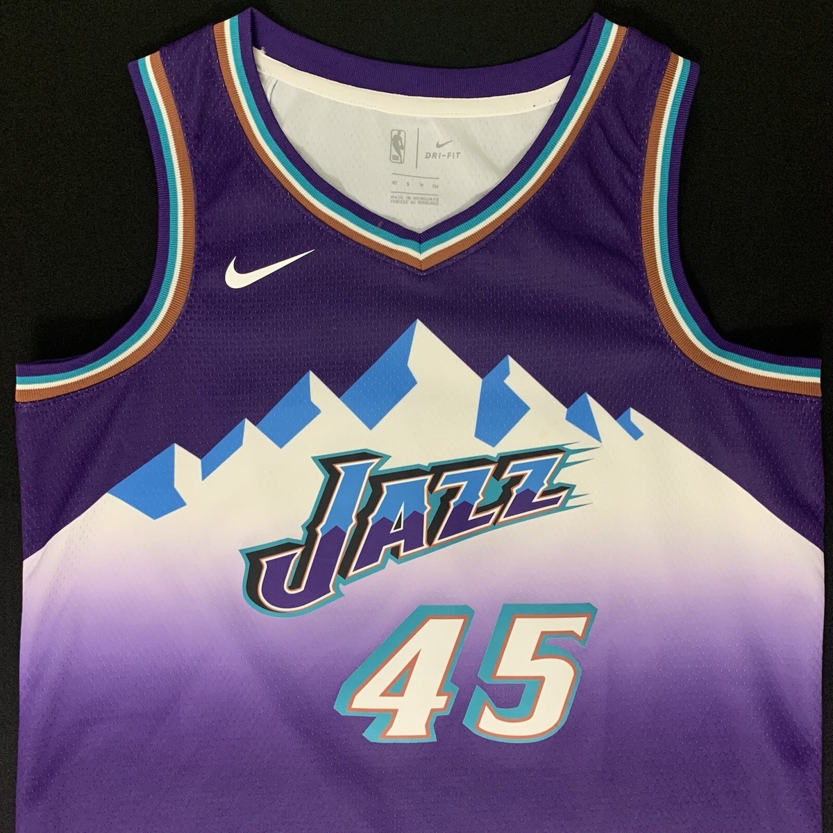 donovan mitchell purple jazz jersey
