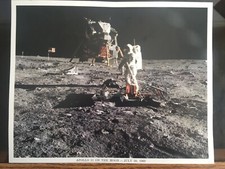 NASA Publication Photos Taken from Apollo 11, Fifth Manned Mission