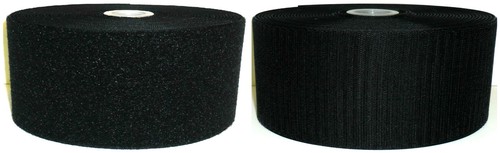 HQG Negro, para Coser, 4"/ 100MM, 1 Metro, Cierre Adhesivo Cierre Set - Imagen 2 de 2
