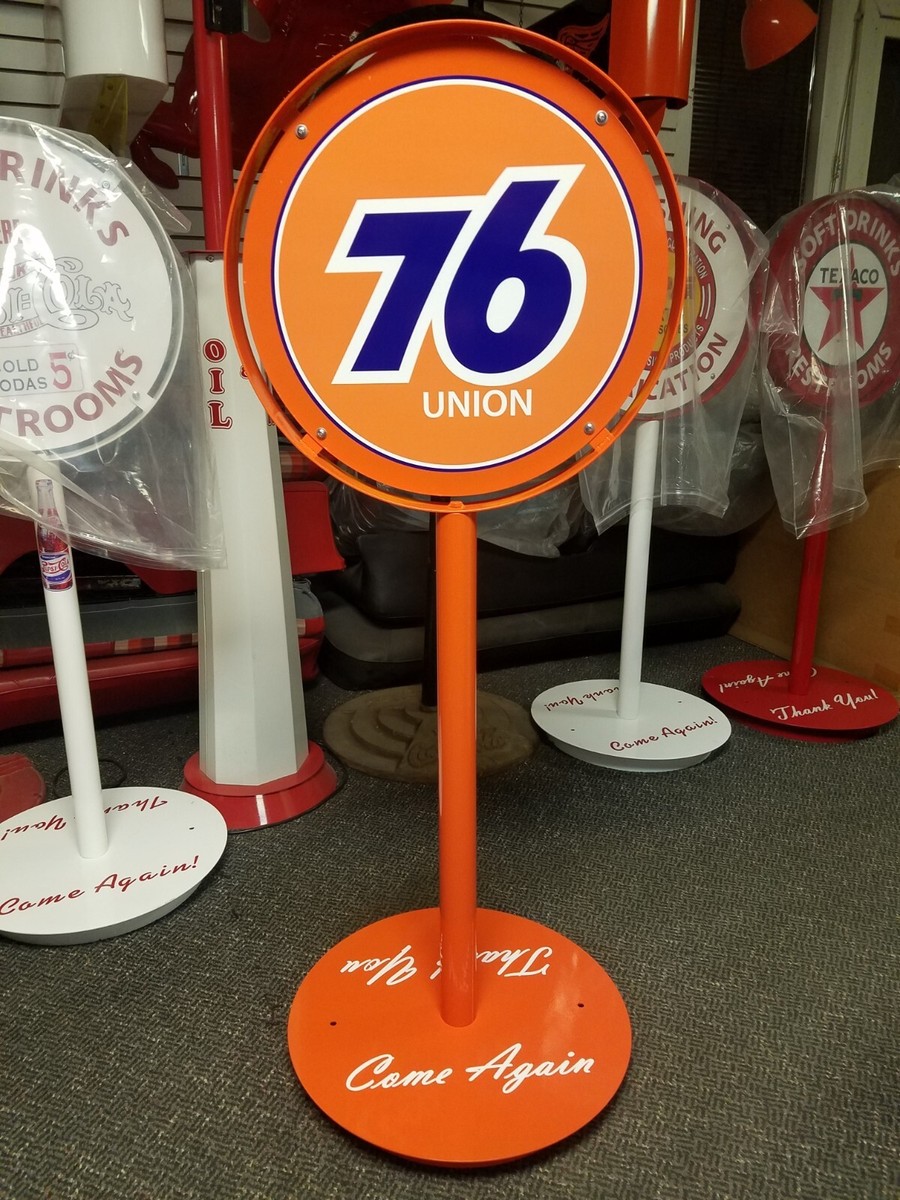 UNION 76 VINTAGE ERA 1940S 1950S 1960S GAS SERVICE STATION CURB