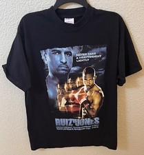 Roy Jones Jr Shirt L Vs John Ruiz VTG 2003 Bo...