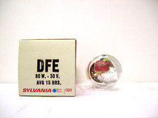 DFE Projector Projection Lamp Bulb 80W 30V Sylvania AVG. 15-HOUR LAMP