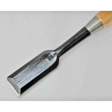 Tasai Tataki Nomi Japanese Timber Chisels Black Finish White Oak 290mm 田斎 厚鑿