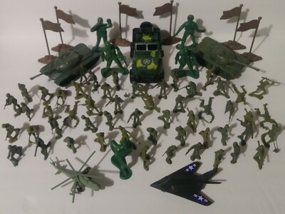 Army Men Adventure Force Over 100+ Piece Accessories Soldier Tanks | eBay