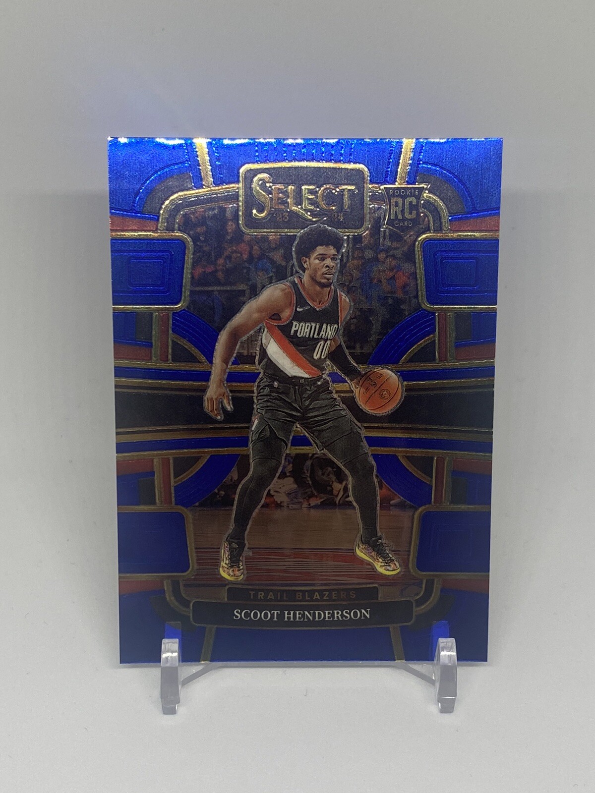 2023-24 Panini Select - Concourse Blue Prizm #77 Scoot Henderson (RC)