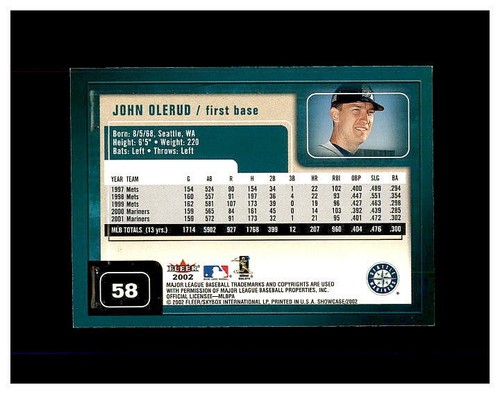 JOHN OLERUD YOU PICK EVERY CARD ROOKIES, INSERTS HIGH GRADE CARDS HUNDREDS!!! - Picture 12 of 260