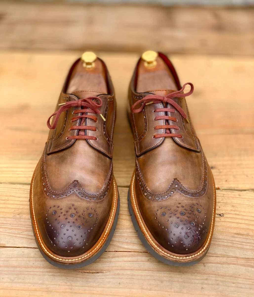 Magnanni Brown Wingtip Dress Shoes for Men for sale | eBay display picture 1