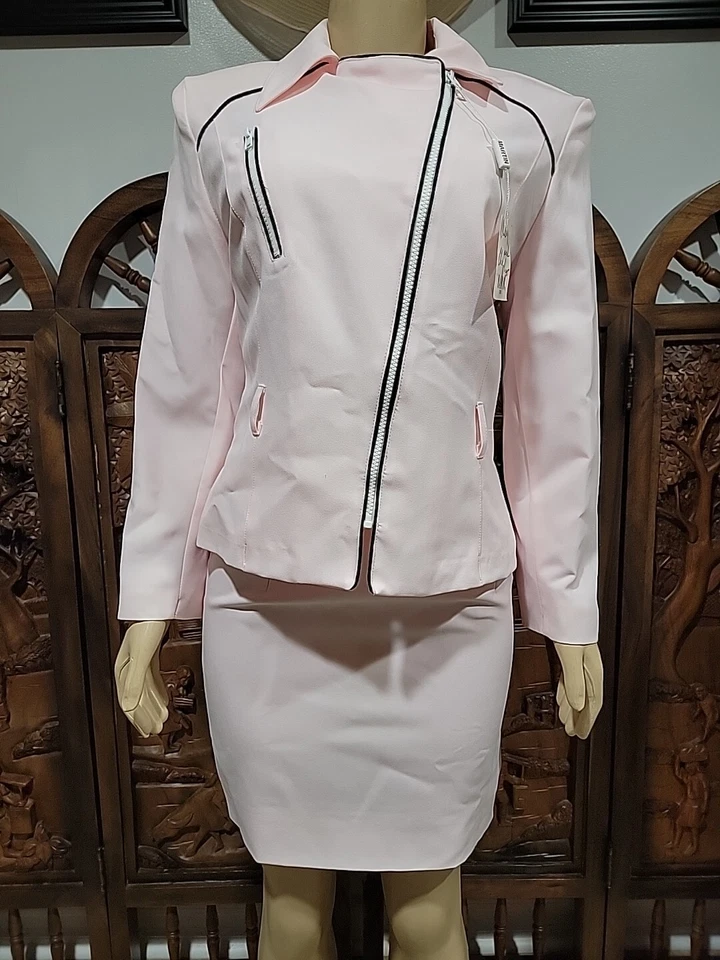 Traje Blazer y Falda Italia Raro Barato Y Chic Por Martin Talla 2 Nuevo Con Etiquetas #01 Foto 3 de 4